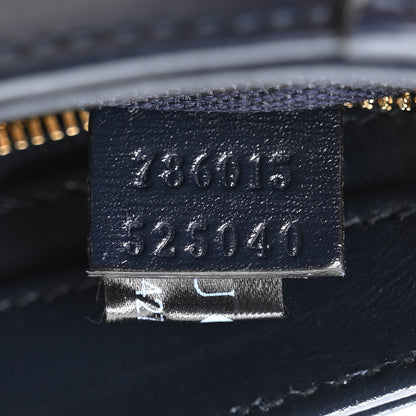 Gucci Denim GG Monogram Mini Moon Side Shoulder Bag Blue 6 of 10