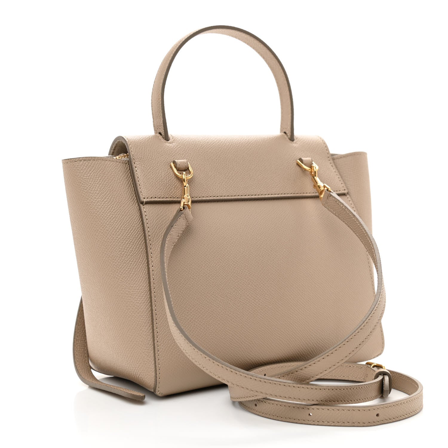 Celine Grained Calfskin Nano Belt Bag Light Taupe 2 of 7