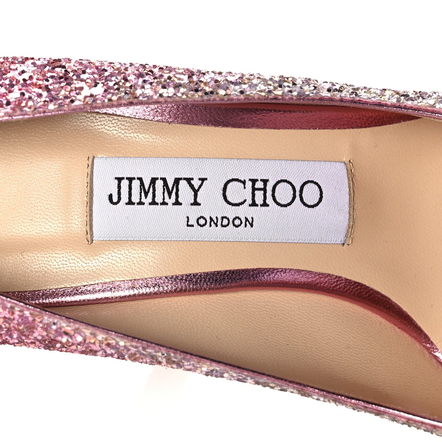 Coarse Glitter Degrade Romy 100 Pumps 35 Silver Pink