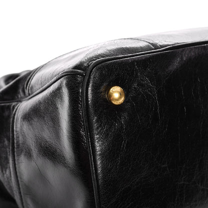 Prada Vitello Shine Tote Nero Black 9 of 12