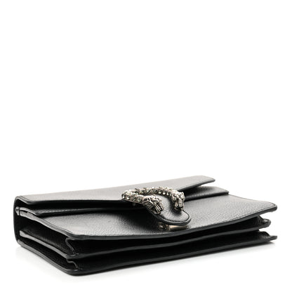 Gucci Pebbled Calfskin Small Dionysus Shoulder Bag Black 4 of 13