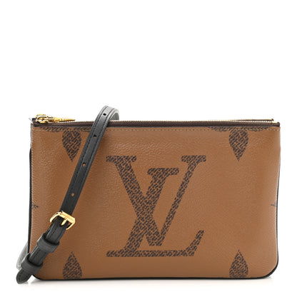 Louis Vuitton Reverse Monogram Giant Double Zip Pochette 1 of 9