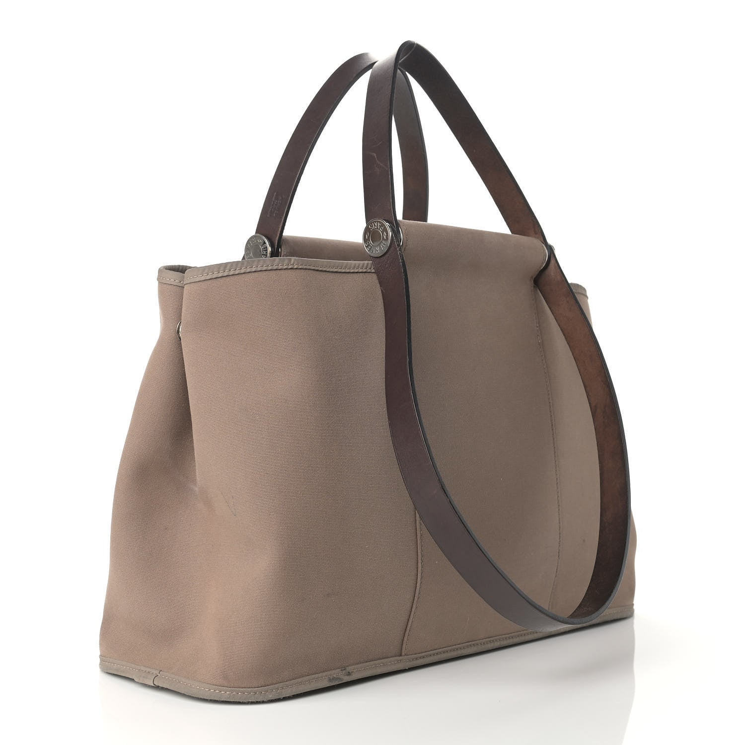 Hermes Toile Cabag 39 Etoupe 4 of 21