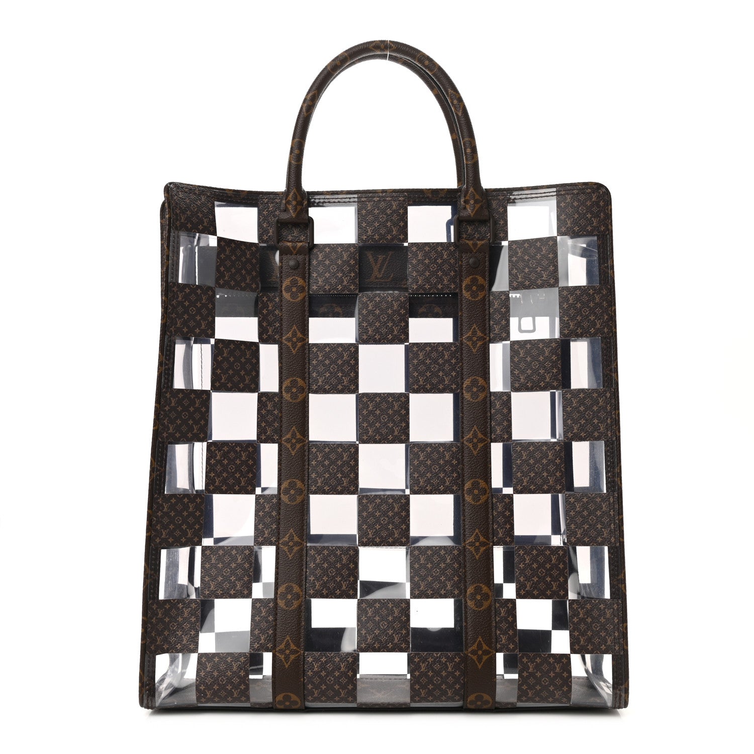 Louis Vuitton PVC Monogram Chess Sac Plat 1 of 9