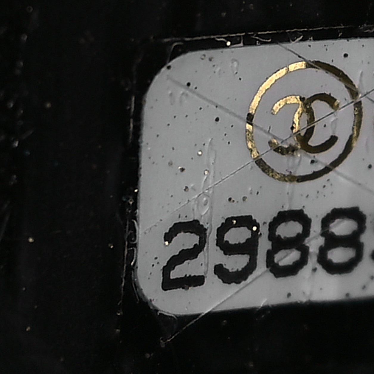 Chanel Calfskin Chain 20s Signature Bowling Bag Black 7 of 9