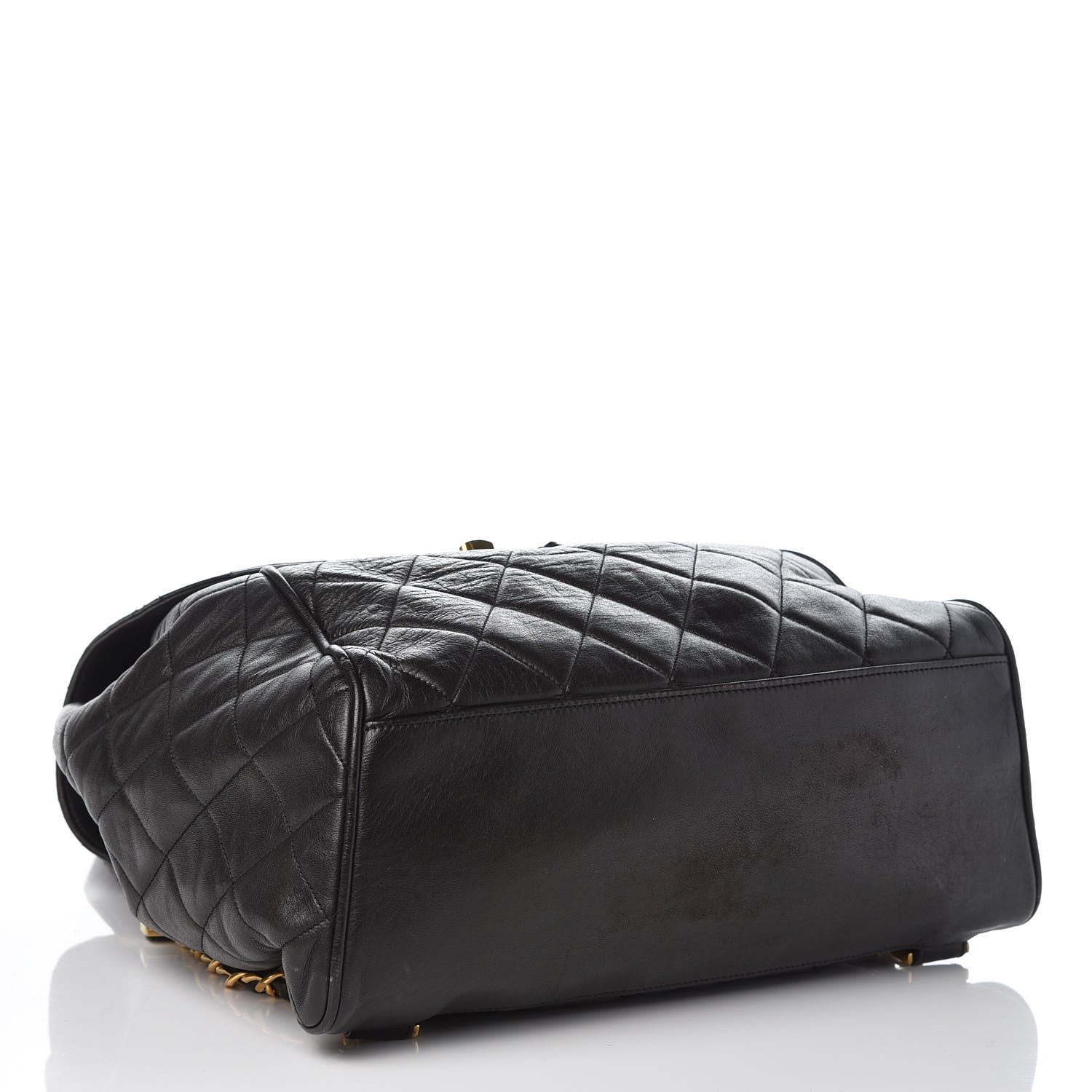 Chanel Lambskin Quilted Backpack Black 4 of 9