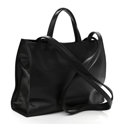 Telfar Vegan Leather Medium Shopping Bag Black 3 of 11