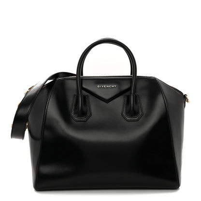 Givenchy Shiny Lord Calfskin Medium Antigona Black 1 of 10