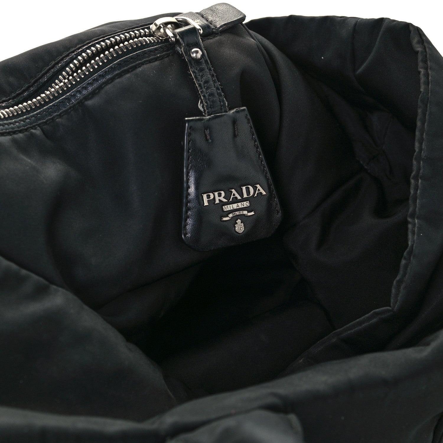 Prada Tessuto Nylon Tote Black 5 of 10
