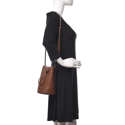 Stella McCartney Perforated Eco Alter Nappa Mini Bucket Bag Brown 2 of 15