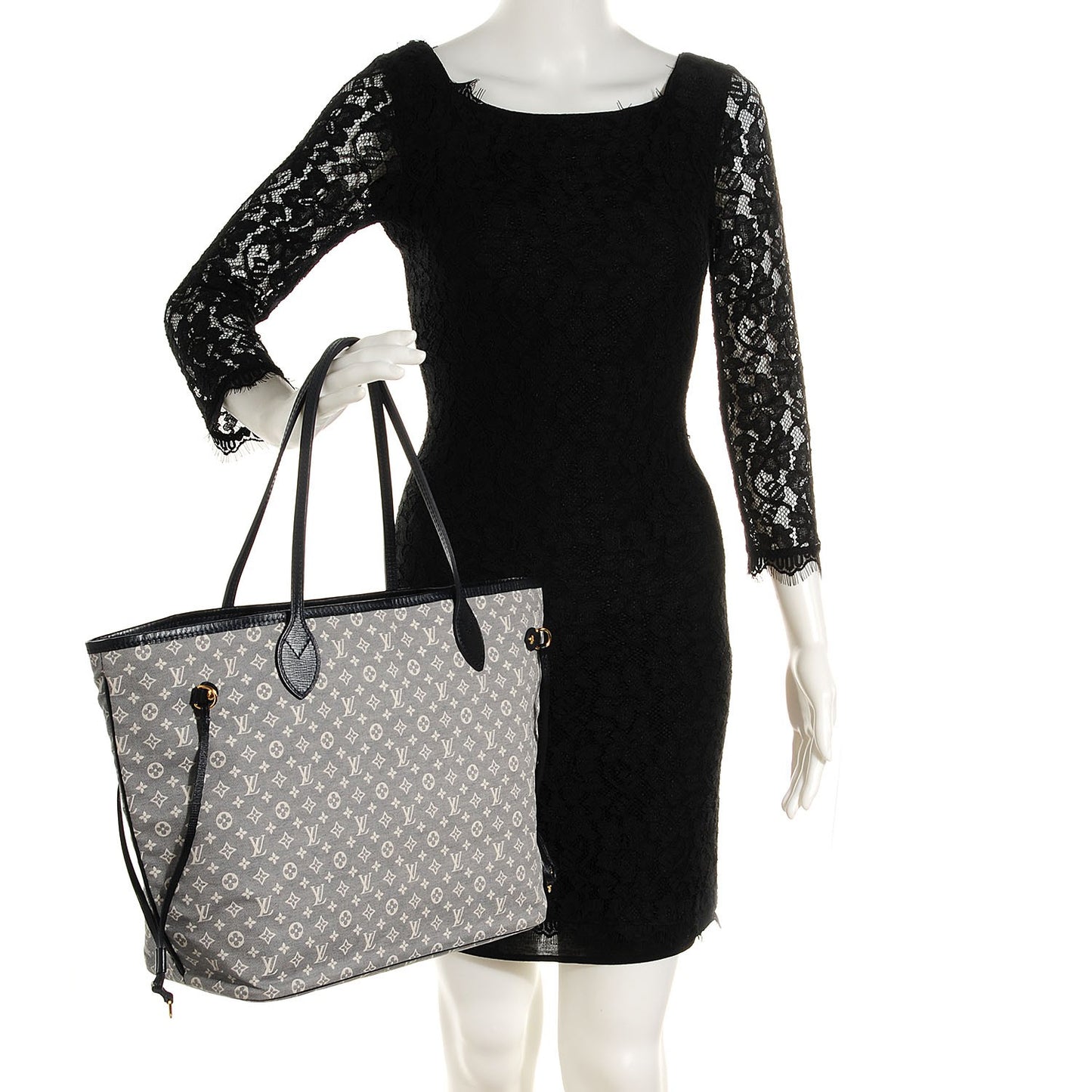 Monogram Idylle Neverfull MM Encre