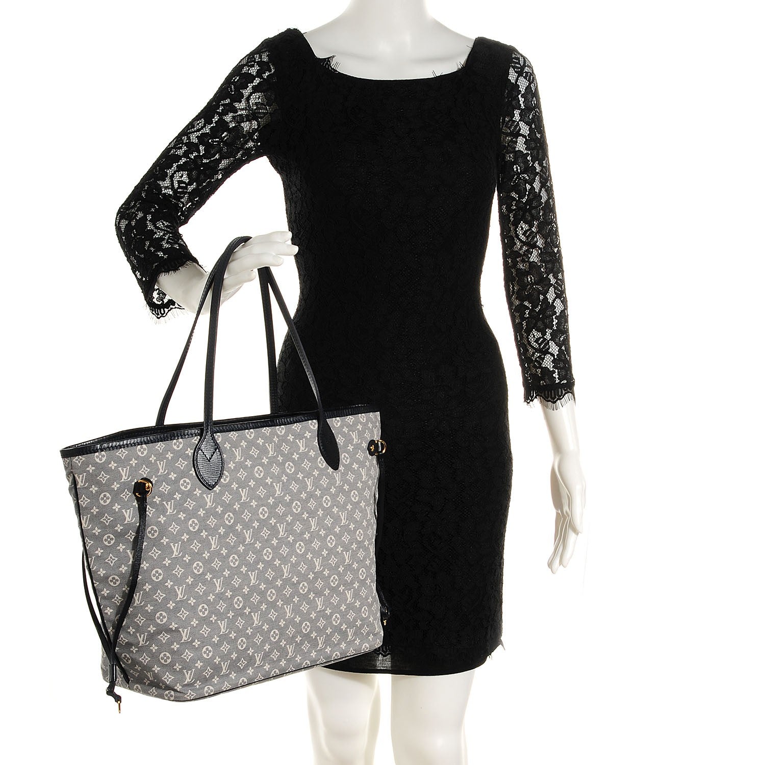 Louis Vuitton Monogram Idylle Neverfull MM Encre 2 of 7