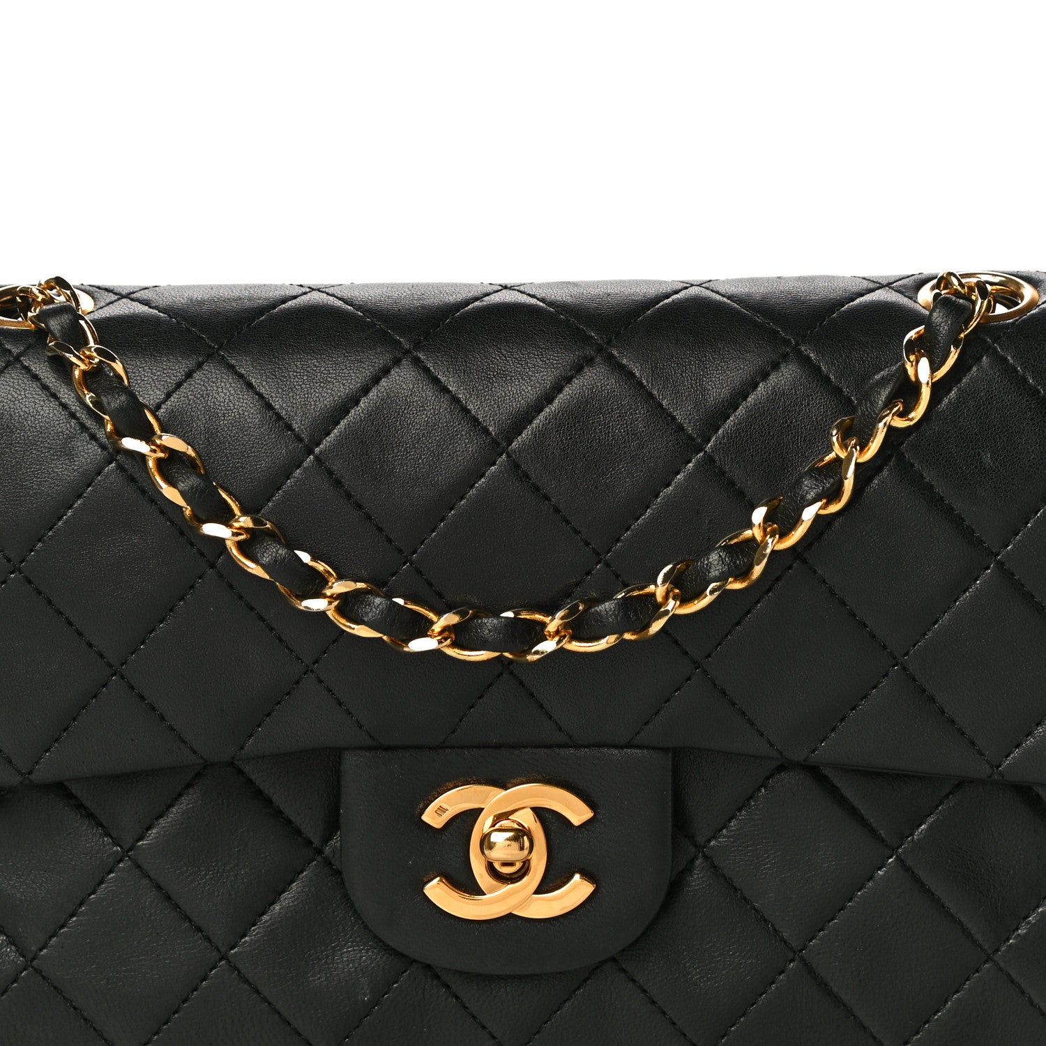Chanel Lambskin Quilted Small Double Flap Black 26 of 26