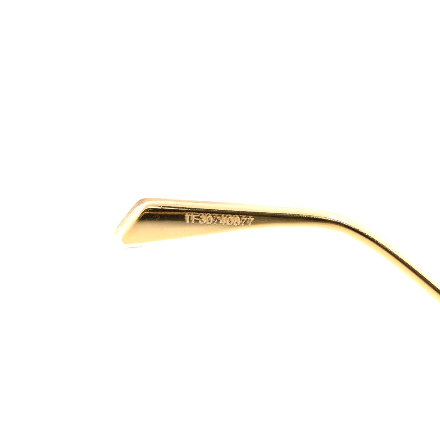 Celine Metal Rhinestone Triomphe Sunglasses Gold Smoke 7 of 8