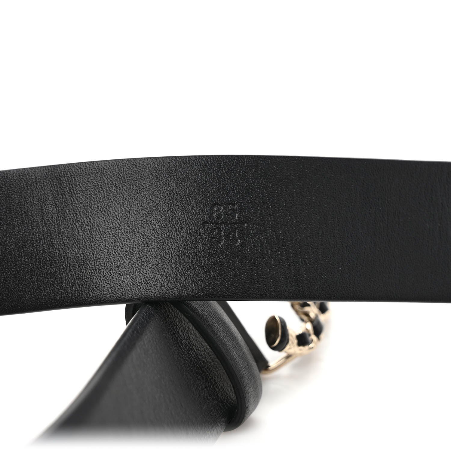 Chanel Calfskin CC Chain Belt 85 34 Black 5 of 6