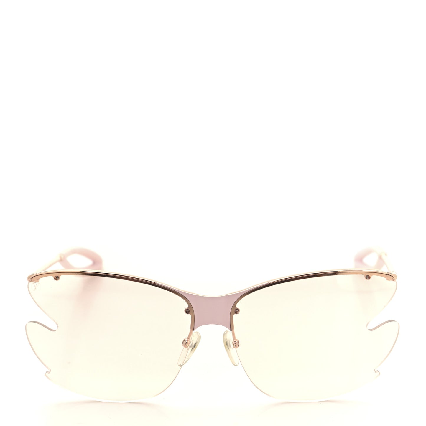 Bohemian Vuittony Square Sunglasses Z1234W Pink
