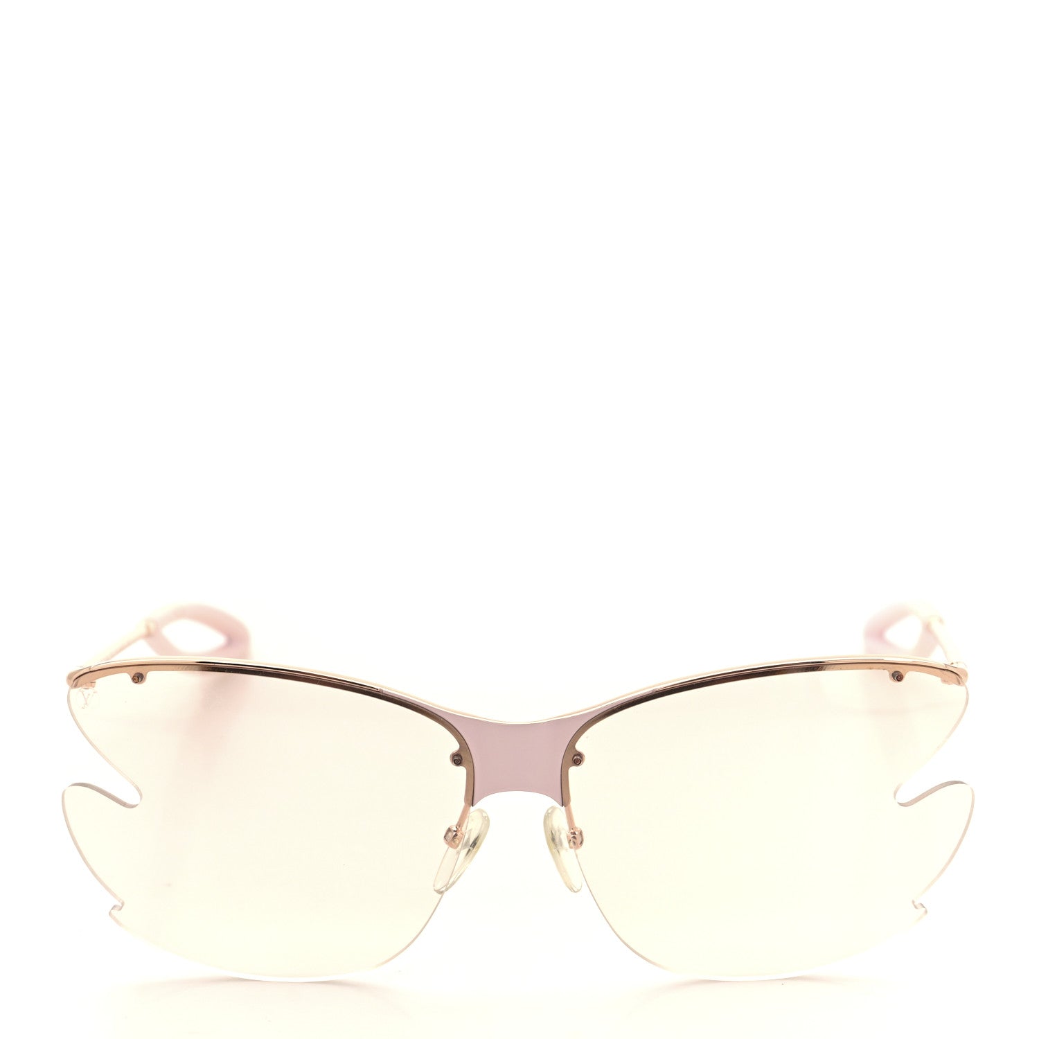 Louis Vuitton Bohemian Vuittony Square Sunglasses Z1234W Pink 2 of 7