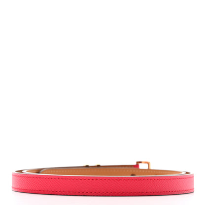 Hermes Epsom 15mm Pop H Belt 90 Rose Extreme 2 of 7