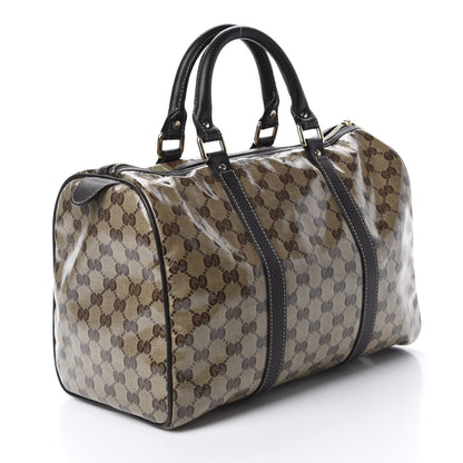 Gucci Crystal Monogram Medium Joy Boston Dark Brown 3 of 10