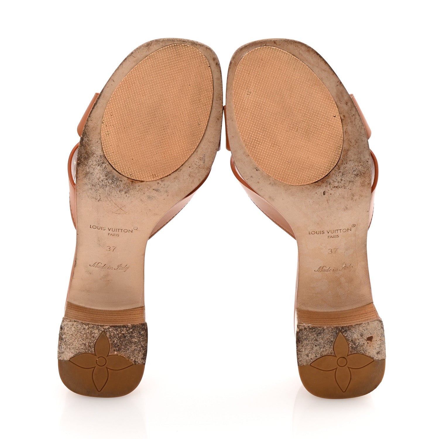 Louis Vuitton Calfskin LV Isola Mules 37 Cognac 1757814 – FASHIONPHILE