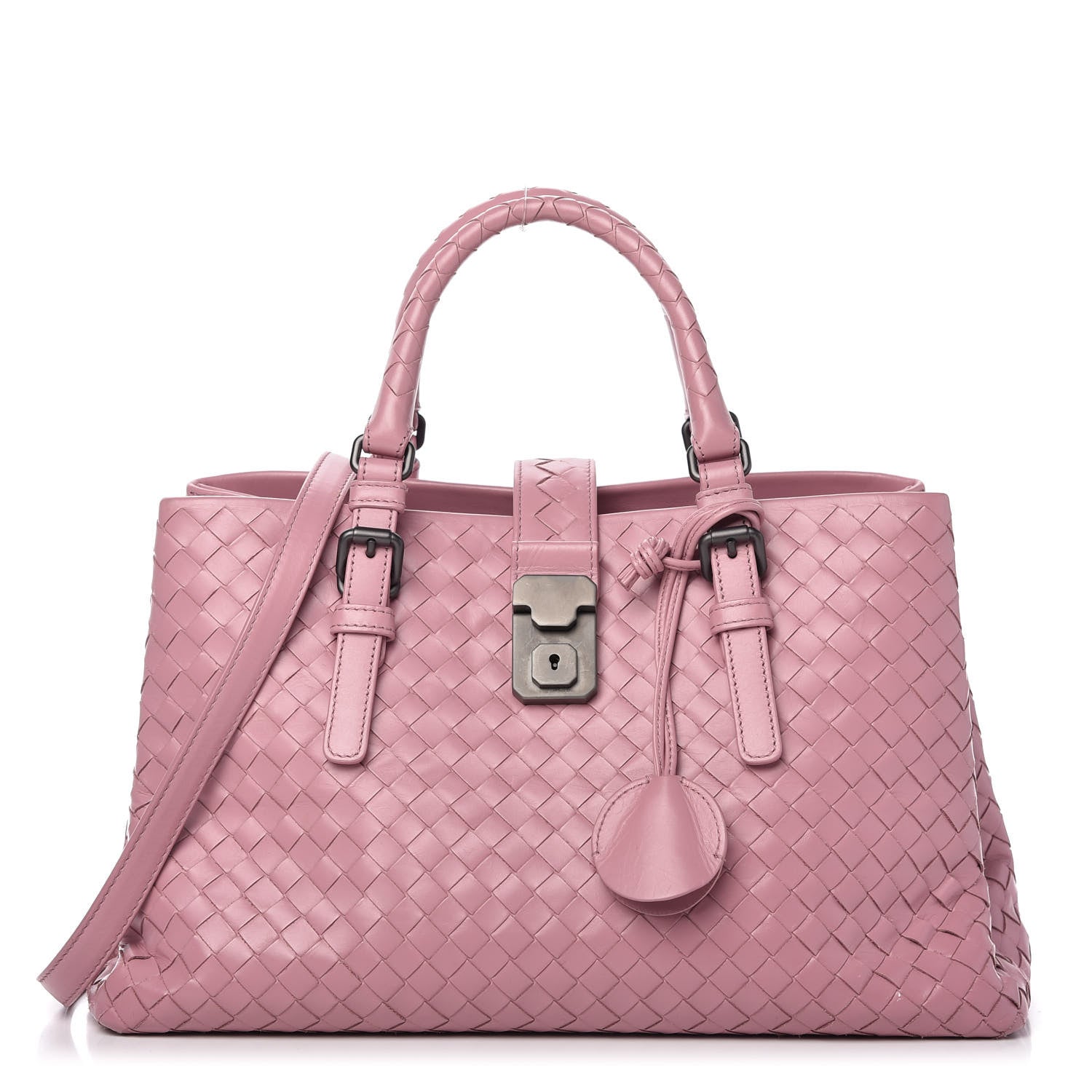 Bottega Veneta Nappa Intrecciato Small Roma Tote Mallow 1 of 10