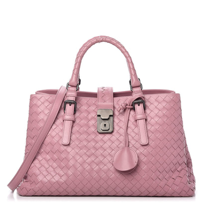 Bottega Veneta Nappa Intrecciato Small Roma Tote Mallow 1 of 10