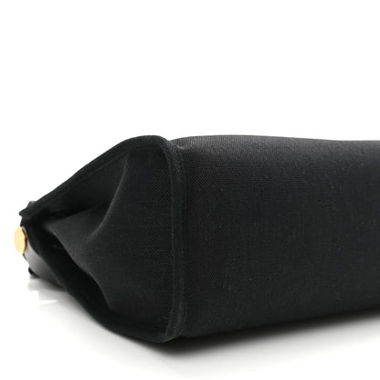 Hermes Toile Herbag Zip PM 31 Black 10 of 13