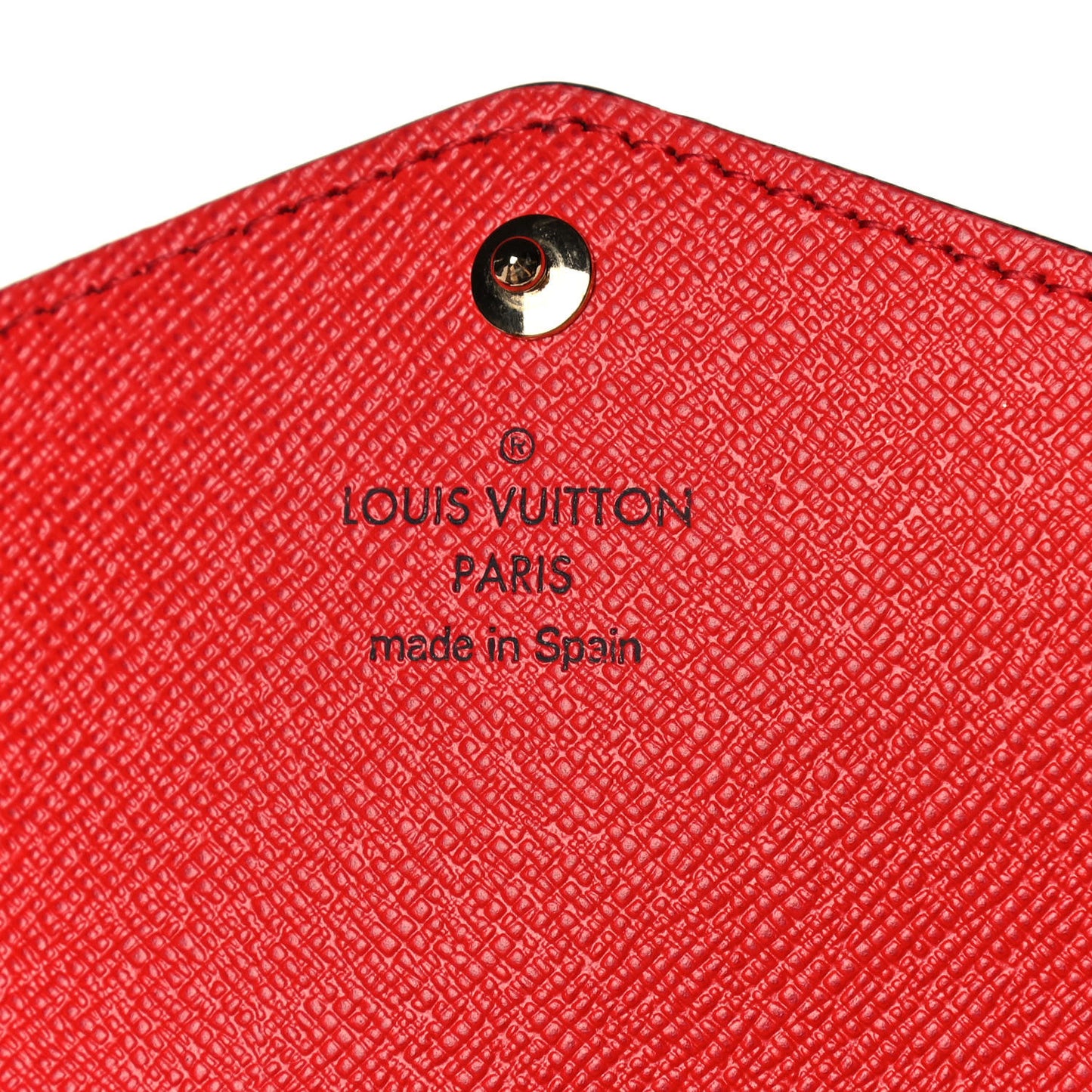 Monogram Sarah Wallet NM Coquelicot