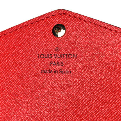 Louis Vuitton Monogram Sarah Wallet NM Coquelicot 6 of 11