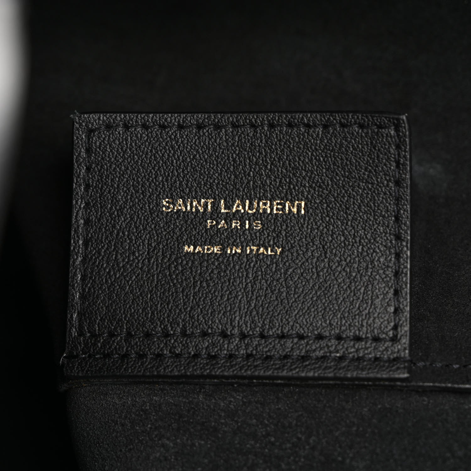 Saint Laurent Calfskin Large Shopping Tote Black 8 of 15