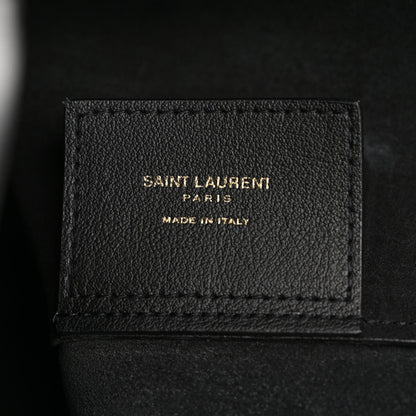 Saint Laurent Calfskin Large Shopping Tote Black 8 of 15