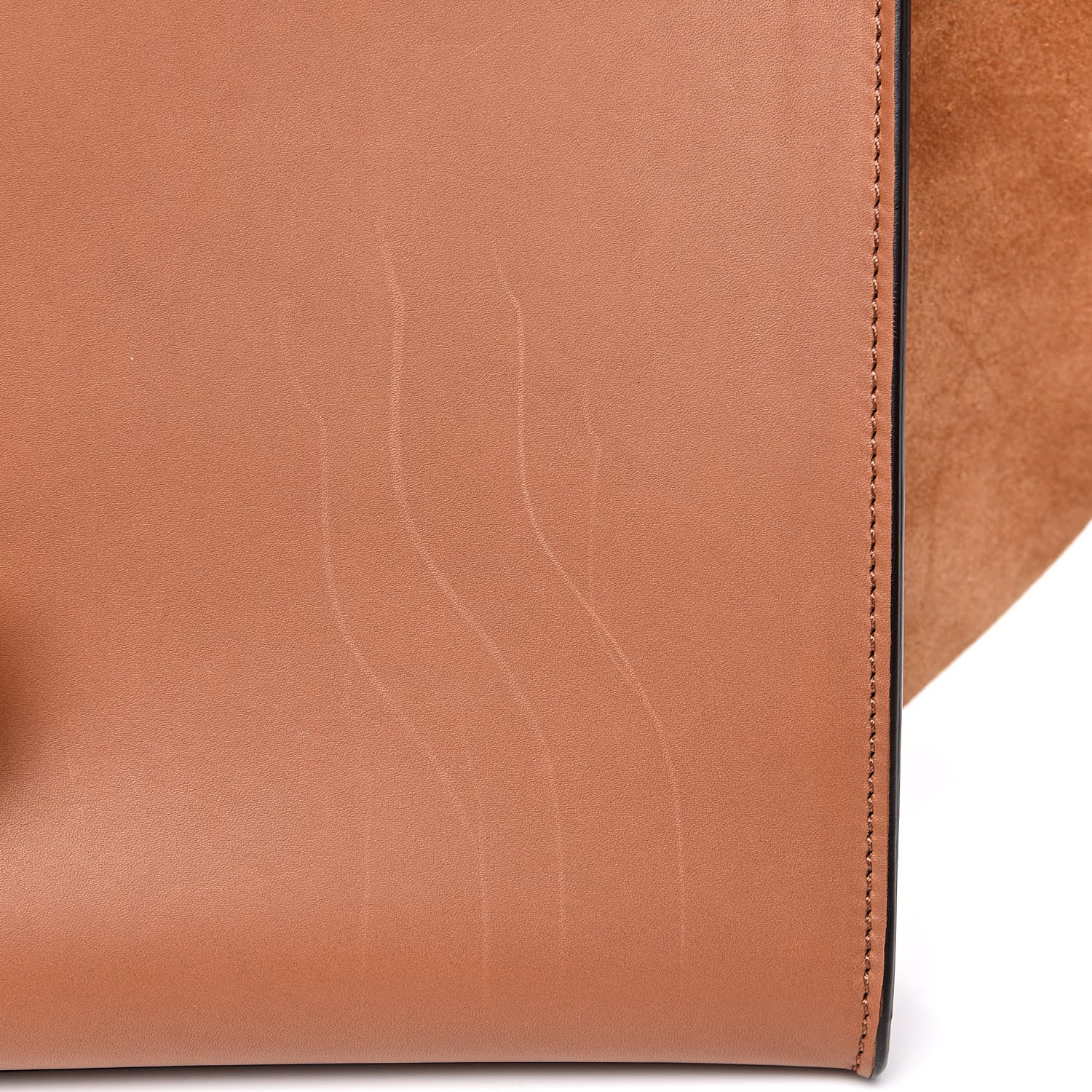 Celine Natural Calfskin Small Trapeze Tan 9 of 11