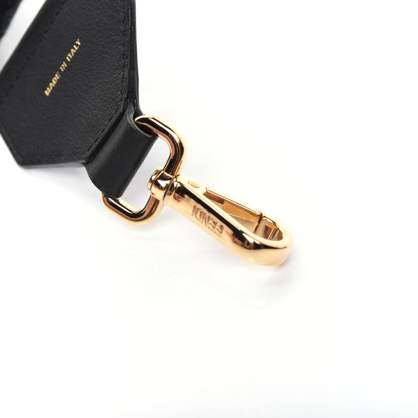 Ribbon Vitello Seta FF 1974 Adjustable Strap You Black