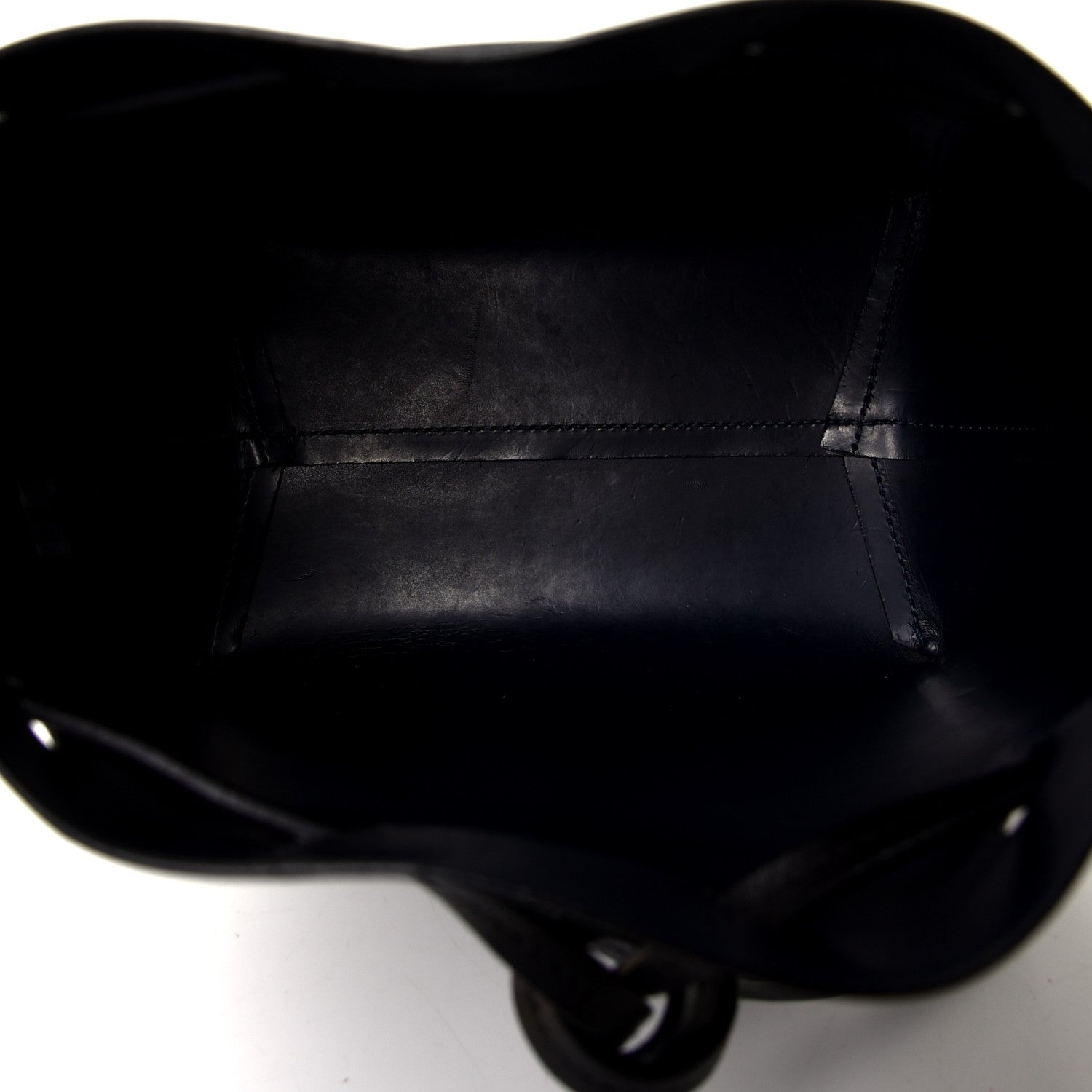 Mansur Gavriel Vegetable Tanned Calfskin Mini Bucket Bag Black 4 of 4