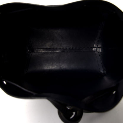 Mansur Gavriel Vegetable Tanned Calfskin Mini Bucket Bag Black 4 of 4
