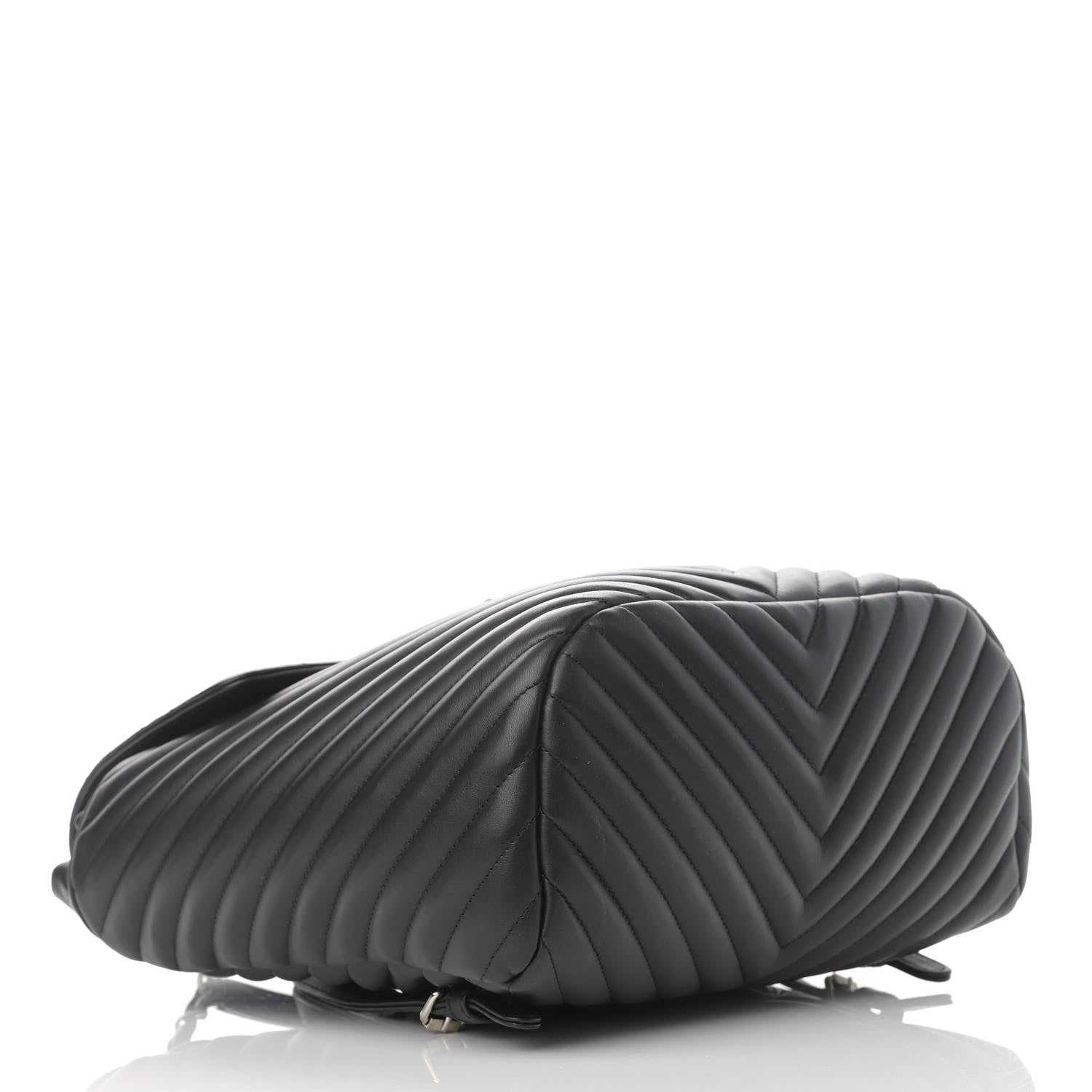 Chanel Calfskin Chevron Quilted Large Urban Spirit Backpack Black 4 of 11