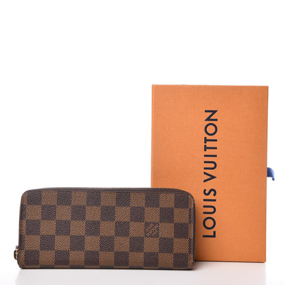 Louis Vuitton Damier Ebene Clemence Wallet Cherry 8 of 8