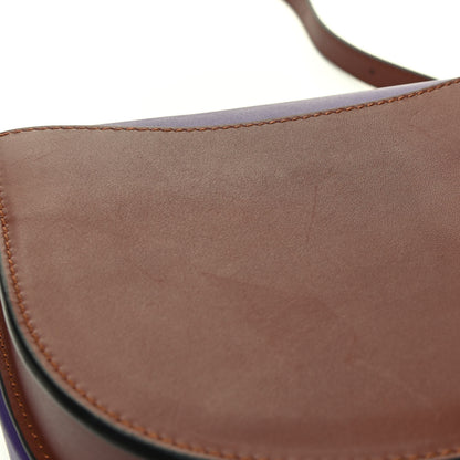 Loewe Soft Calfskin Heel Duo Purple Cognac 3 of 3
