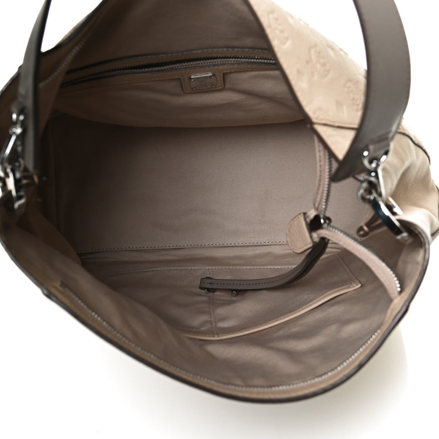 MCM Calfskin Ottomar Large Klara Hobo New Beige 5 of 11