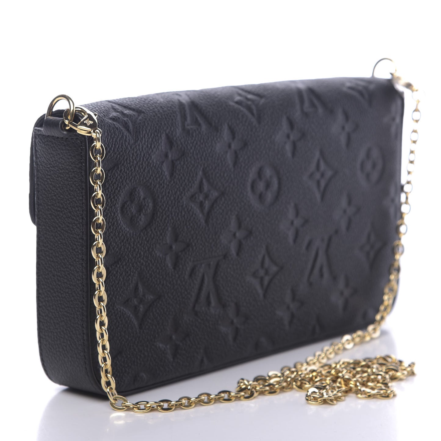 Empreinte Pochette Felicie Chain Wallet Black
