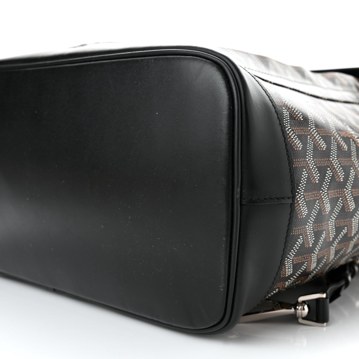 Goyardine Calfskin Alpin MM Backpack Black