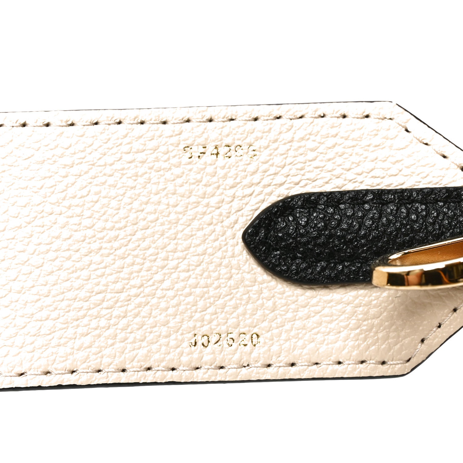 Louis Vuitton Empreinte Monogram Bandouliere Shoulder Strap Black Beige 4 of 4