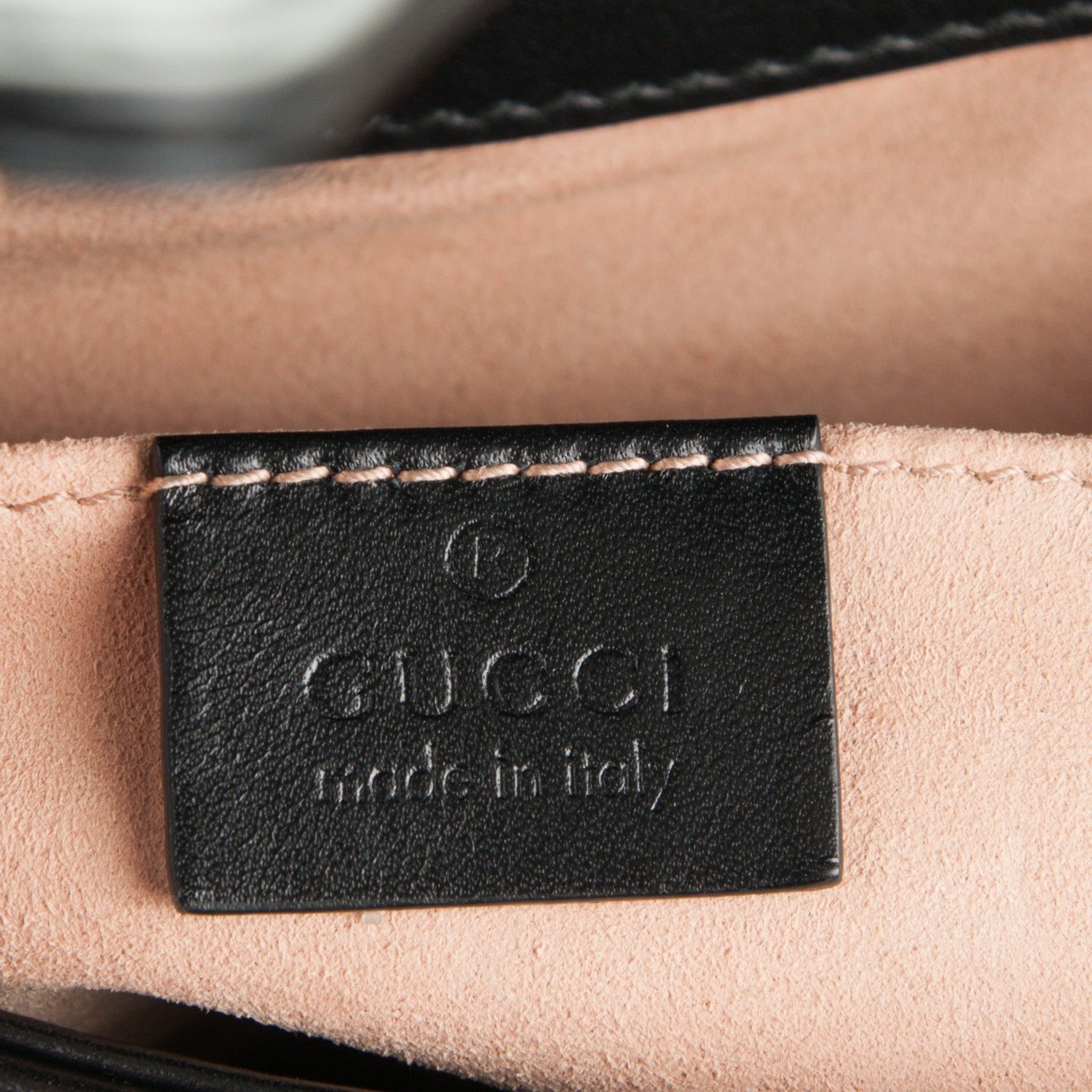 Gucci Calfskin Matelasse Mini GG Marmont Shoulder Bag Black 7 of 8