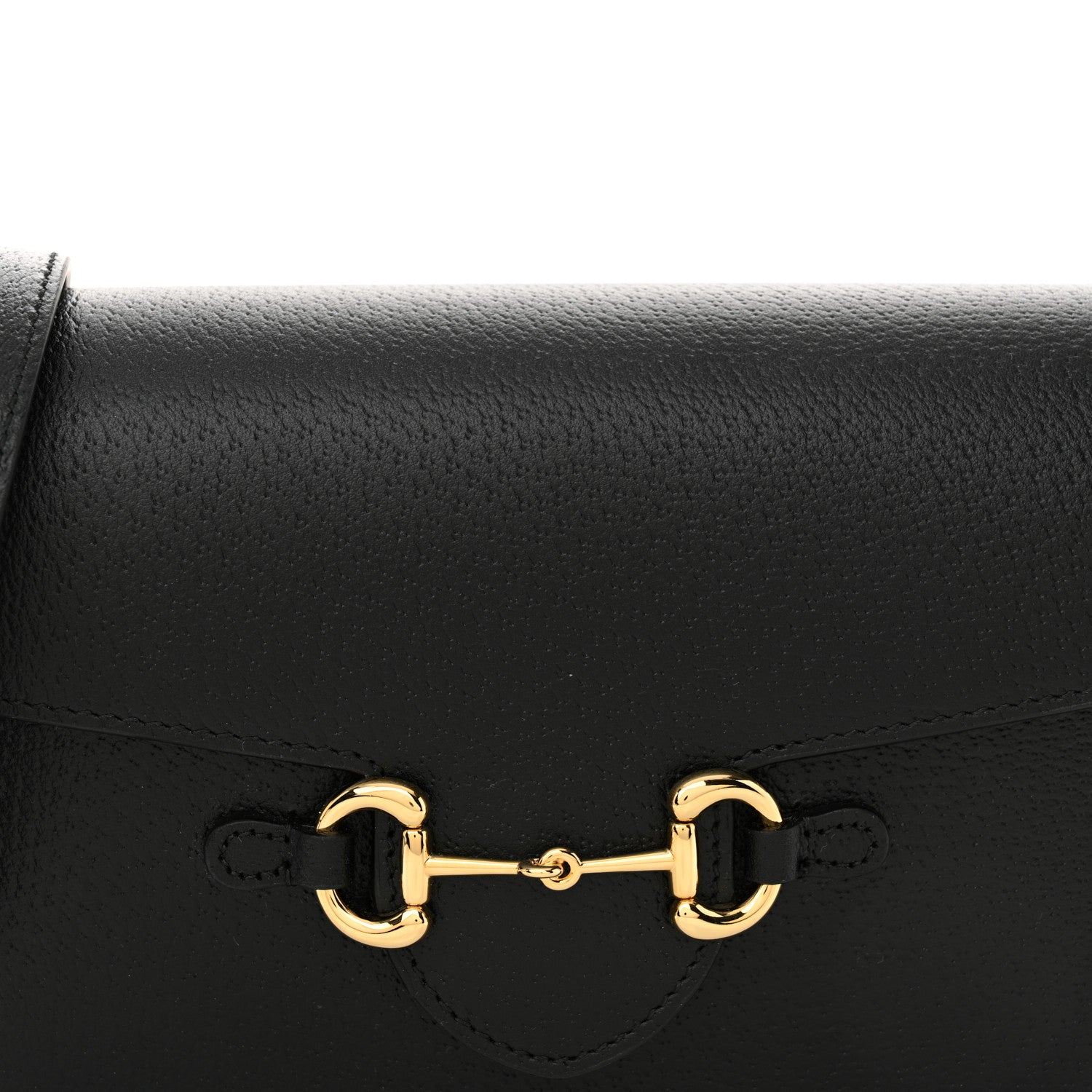 Gucci Calfskin Horsebit 1955 Shoulder Bag Black 8 of 10