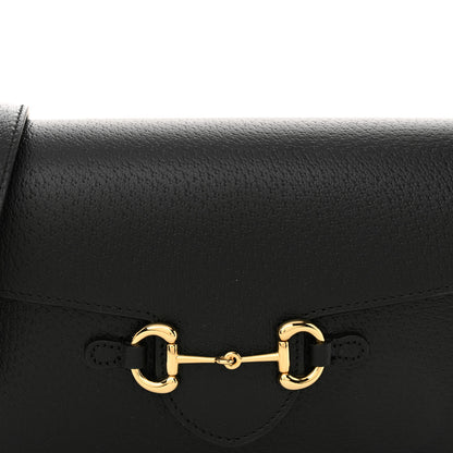 Gucci Calfskin Horsebit 1955 Shoulder Bag Black 8 of 10
