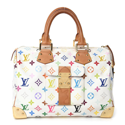 Louis Vuitton Monogram Multicolor Speedy 30 White 1 of 10
