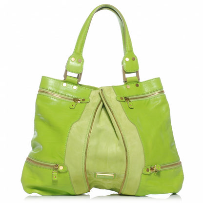Jimmy Choo Liquid Patent Suede Monna L Lime Green 1 of 8