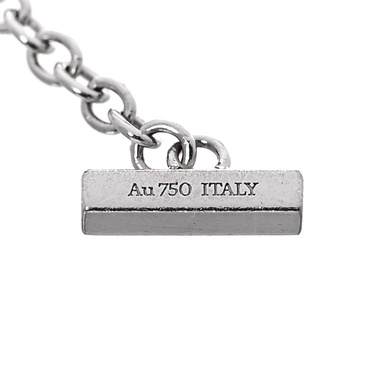 Tiffany 18K White Gold T Smile Bracelet 4 of 5