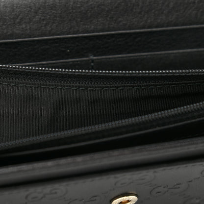 Gucci Guccissima Signature Microguccissima Bree Continental Wallet Black 9 of 10