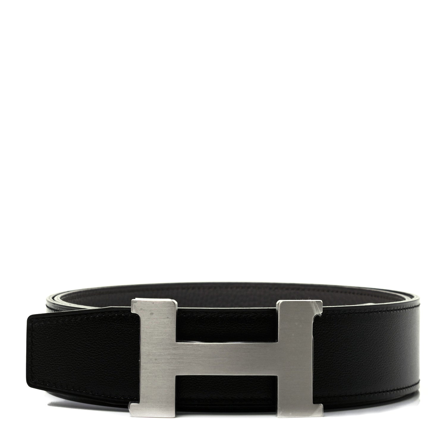 Hermes Box Togo 42mm Constance H Belt 100 Black Etain 1 of 7